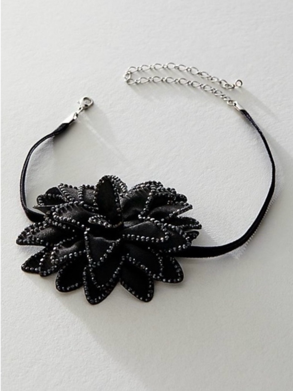 Free People From Dusk Till Dawn Choker in Black NWT Goth WhimsiGoth Punk